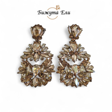 Официални обеци голд