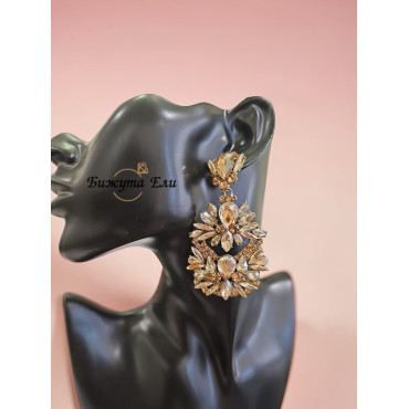 Официални обеци голд