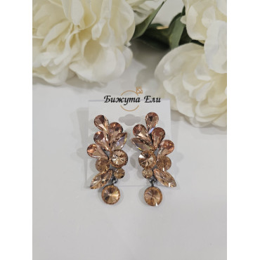 Официални обеци розголд