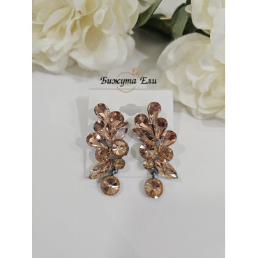 Официални обеци розголд