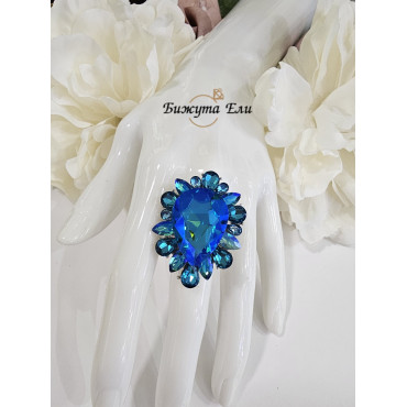 Официален пръстен с кристали