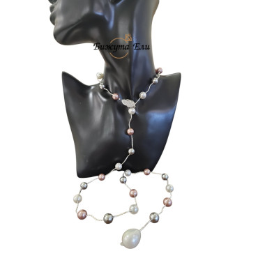 Колие с перли Майорка 