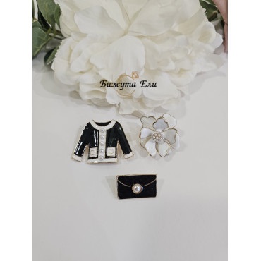 Сет от 3бр. брошки