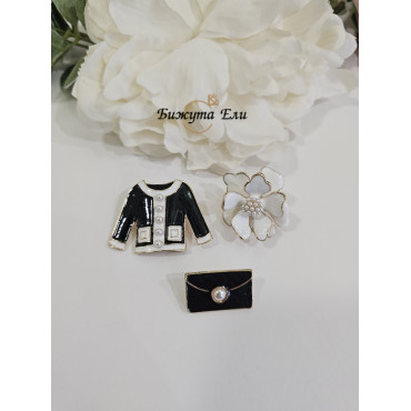 Сет от 3бр. брошки