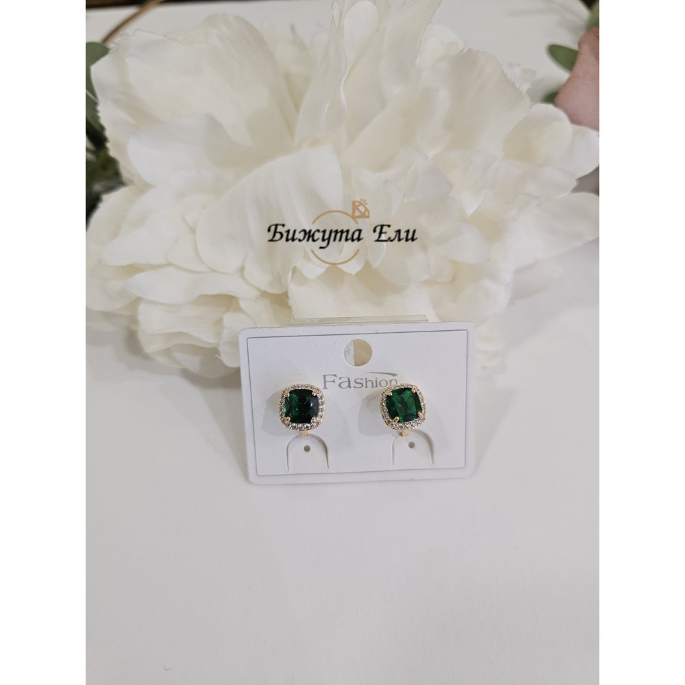 Обеци с клипс 