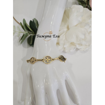 Гривна стомана със седеф