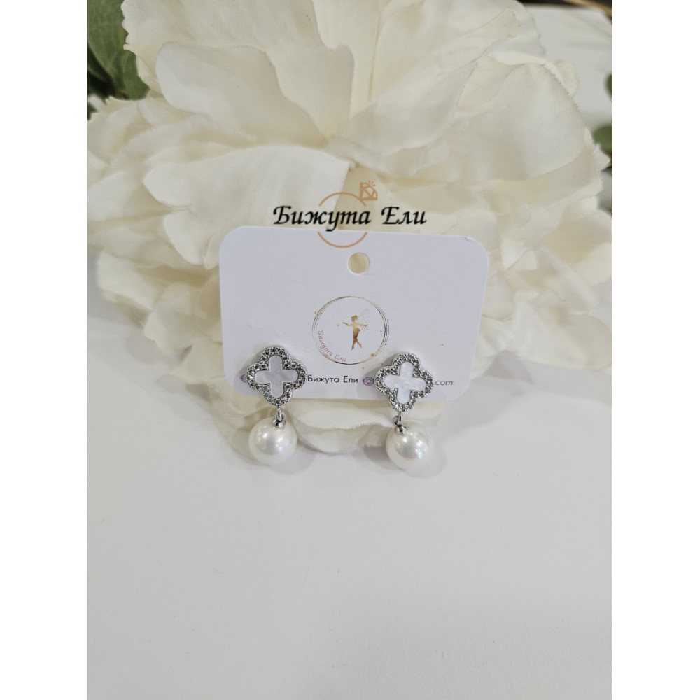 Обеци с клипс 