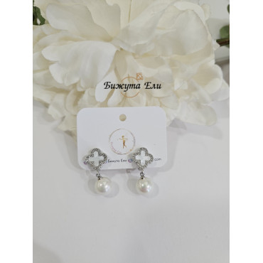 Обеци с клипс 