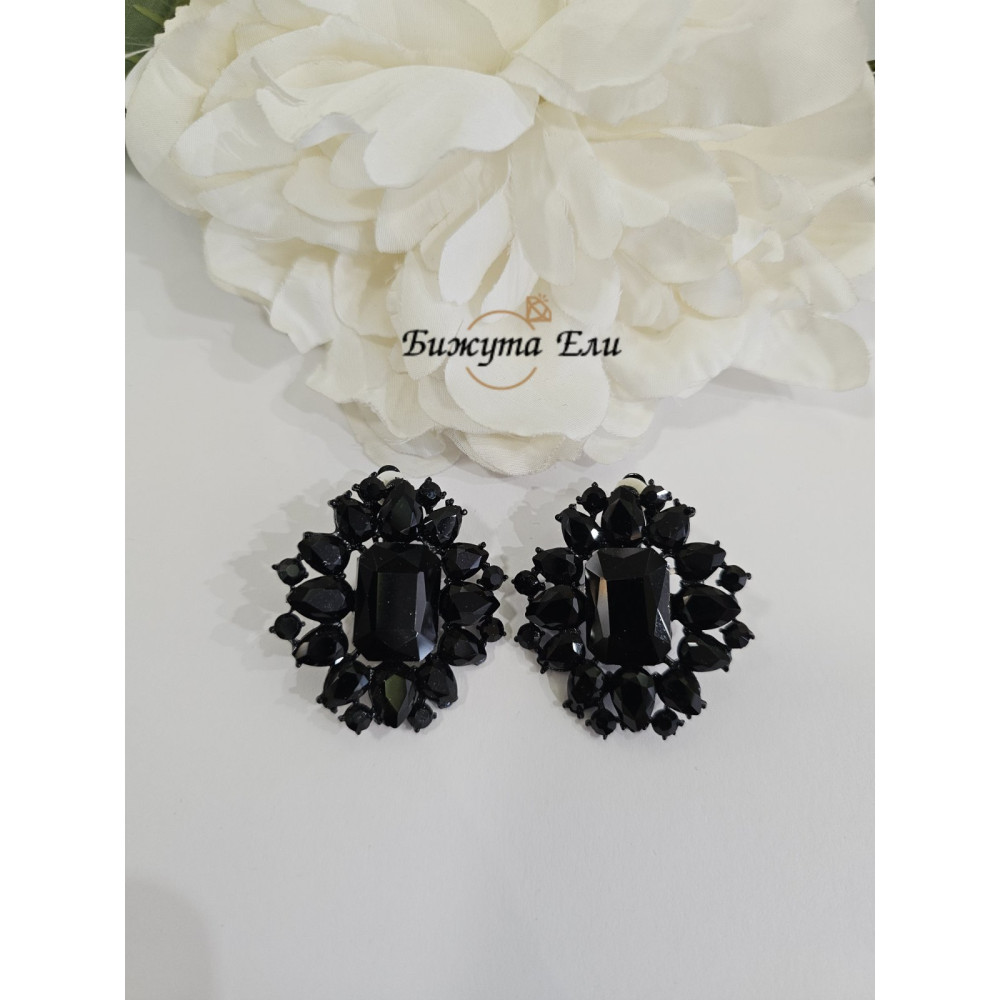 Обеци с клипс 